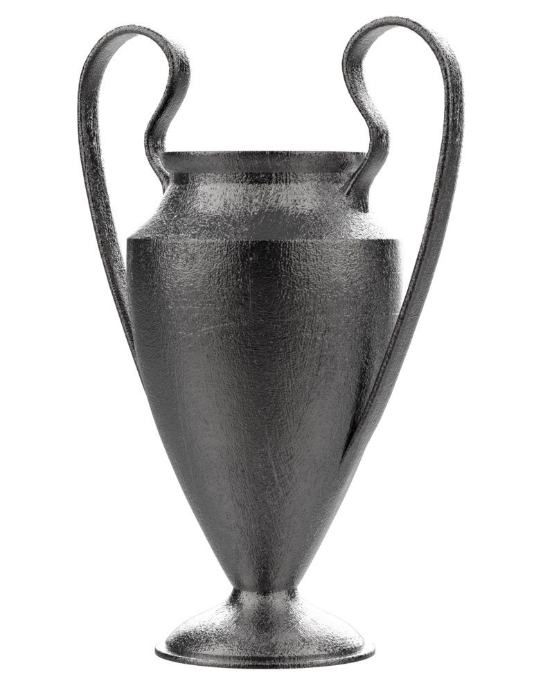 Trophy on background. 3d rendering - illustration png