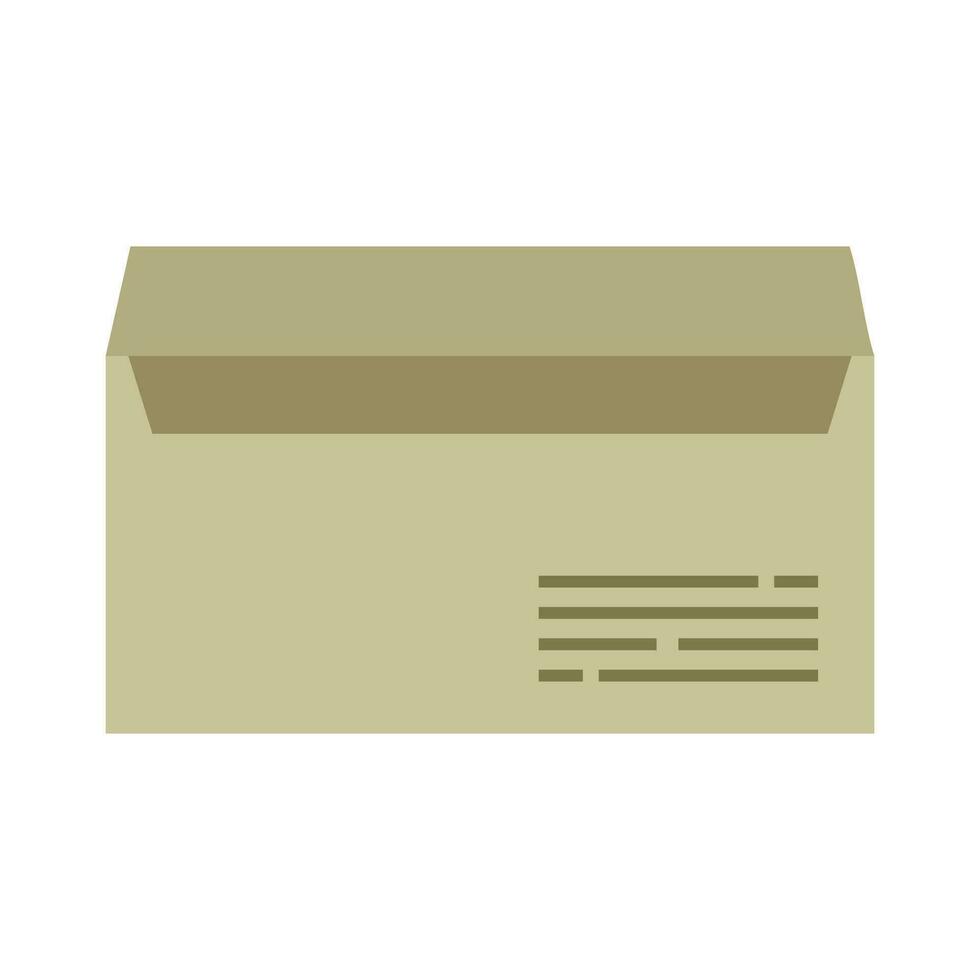 Envelope icon isolated on white background, Vector illustration