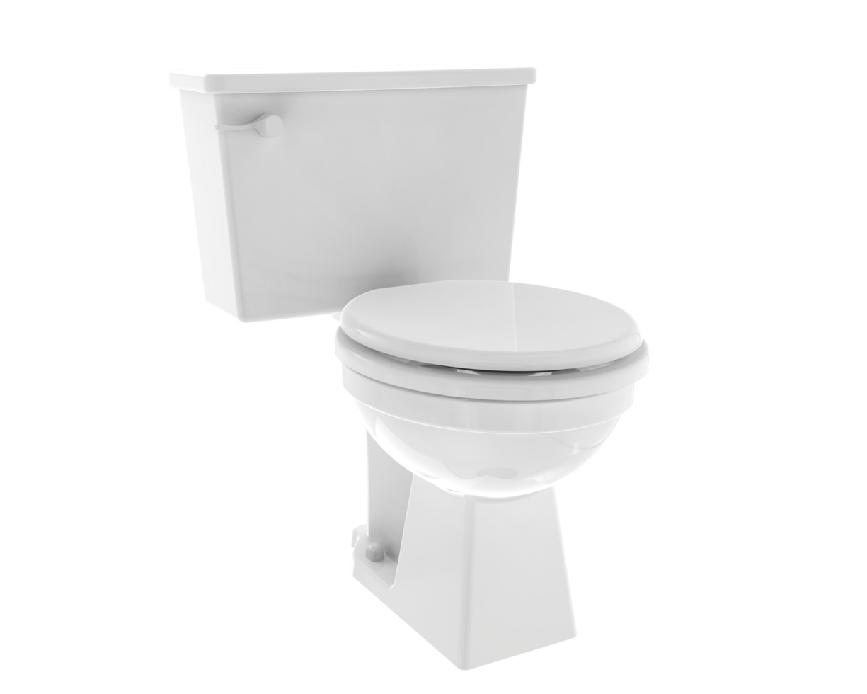 toilet geïsoleerd Aan achtergrond. 3d renderen - illustratie png