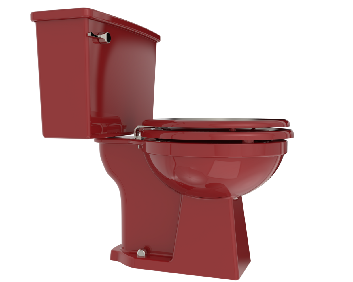 Toilet isolated on  background. 3d rendering - illustration png