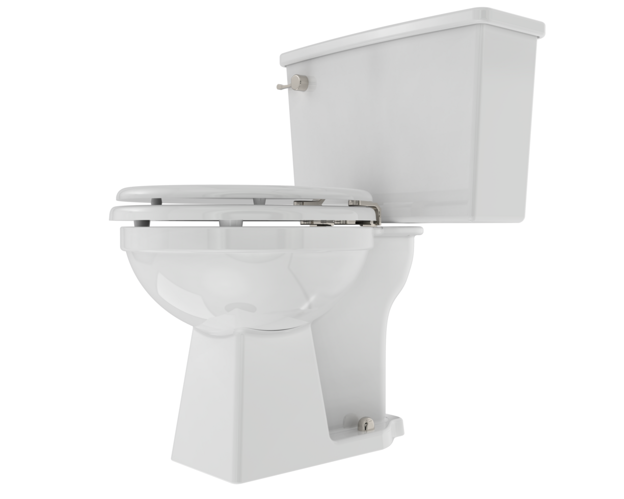 Toilet isolated on  background. 3d rendering - illustration png