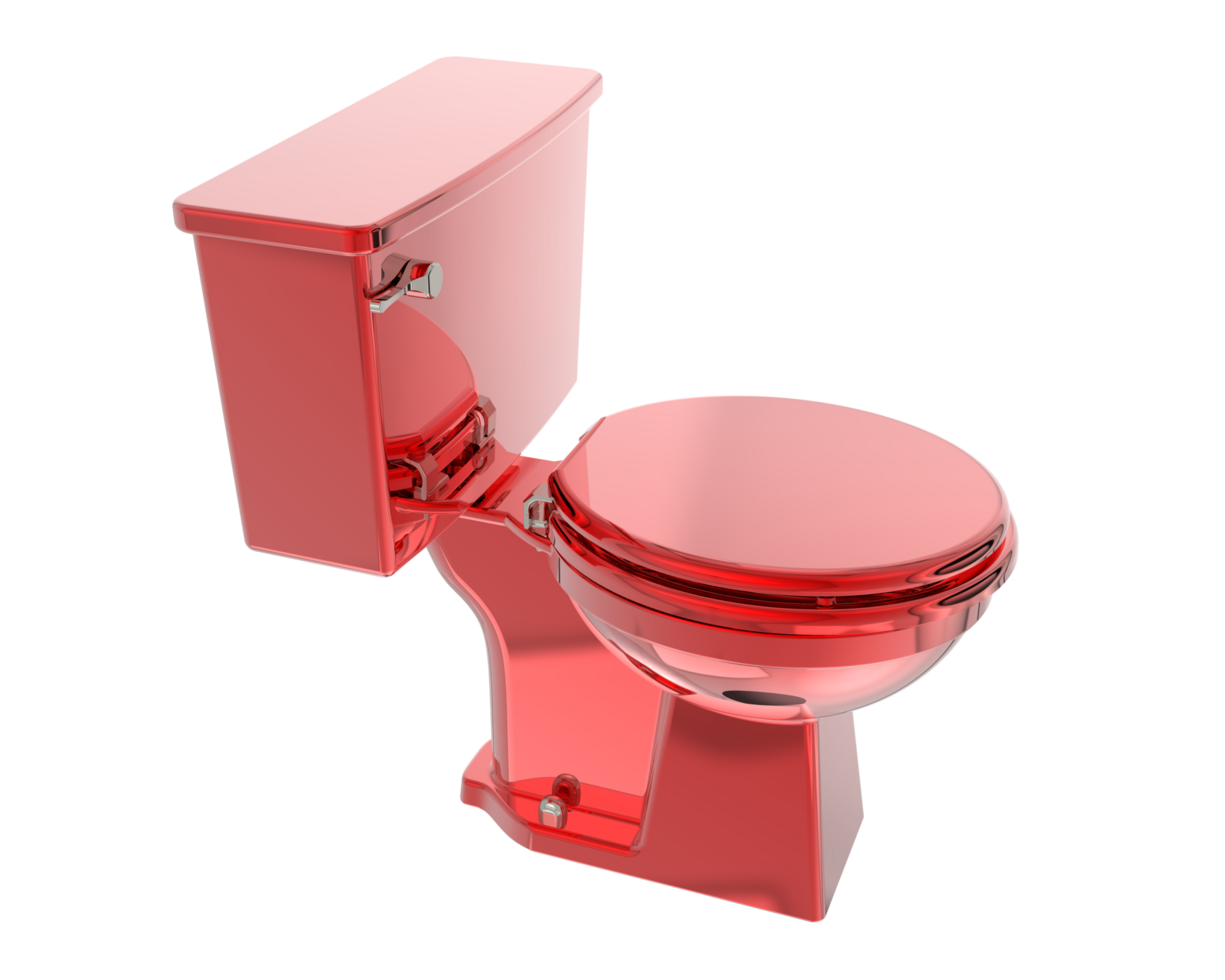 Toilet isolated on  background. 3d rendering - illustration png