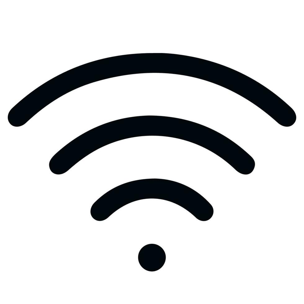 gratis Wifi icono. vector wlan acceso, inalámbrico Wifi punto de acceso señal signo. vector ilustración