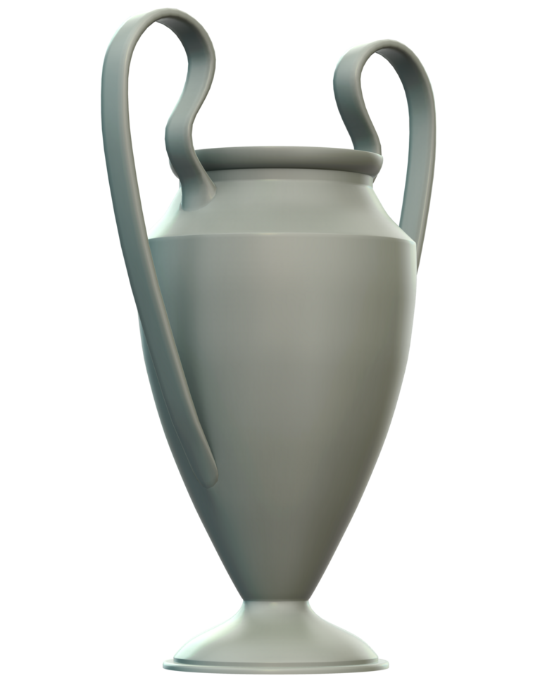 Trophy on background. 3d rendering - illustration png