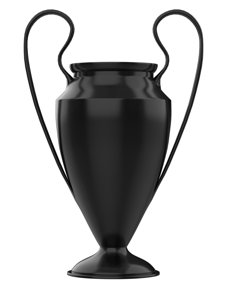 trofeo su sfondo. 3d interpretazione - illustrazione png