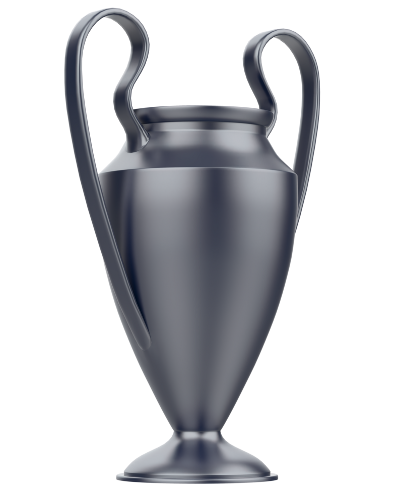 Trophy on background. 3d rendering - illustration png