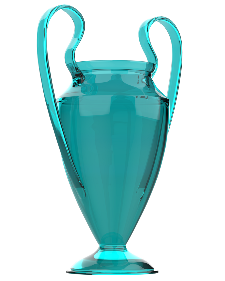 Trophy on background. 3d rendering - illustration png