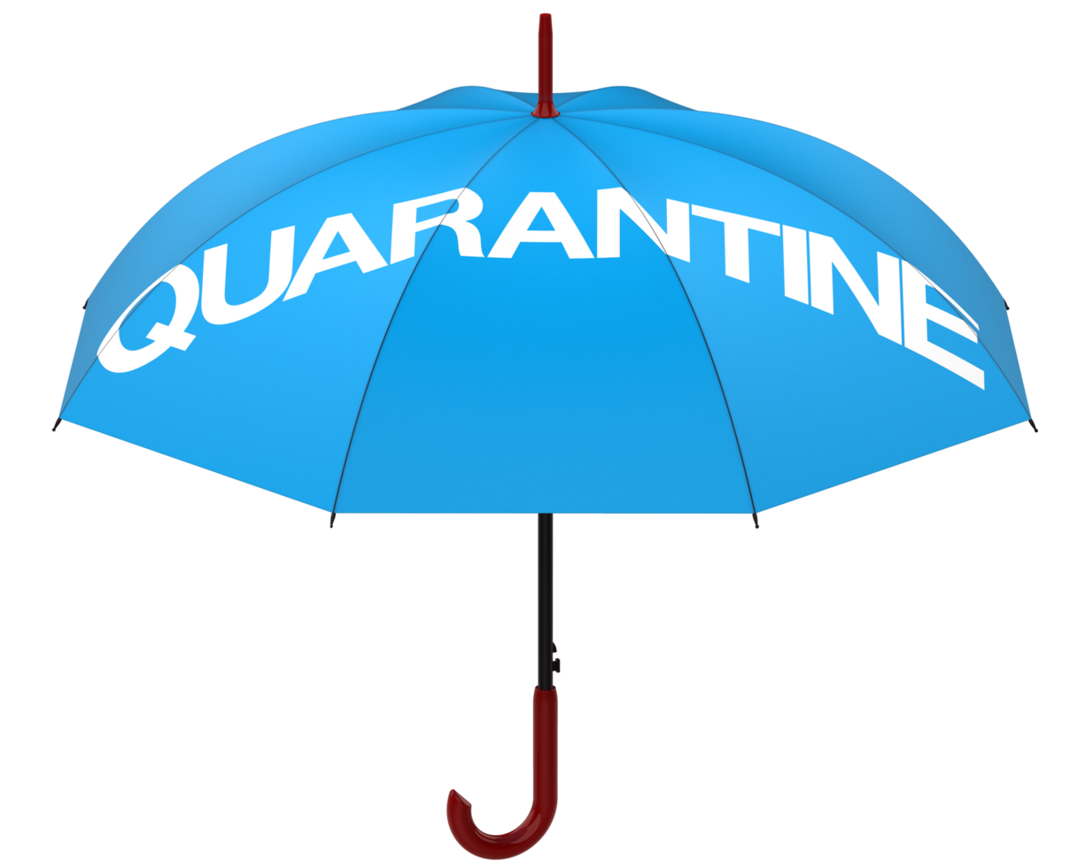 Umbrella isolated on background. 3d rendering - illustration png