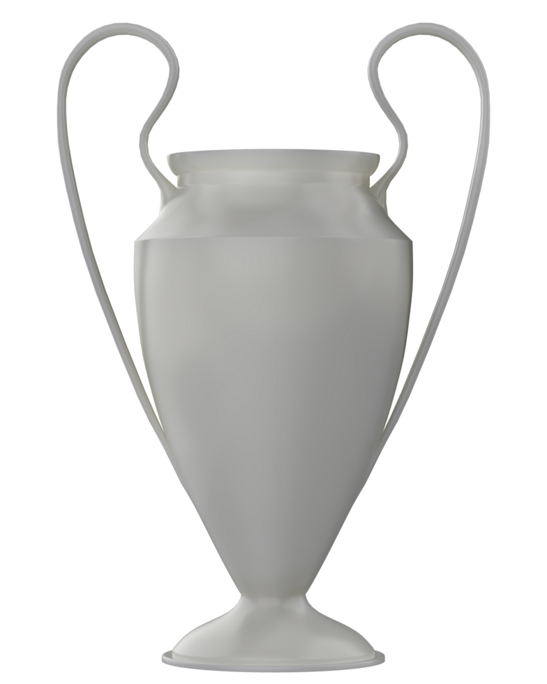 Trophy on background. 3d rendering - illustration png