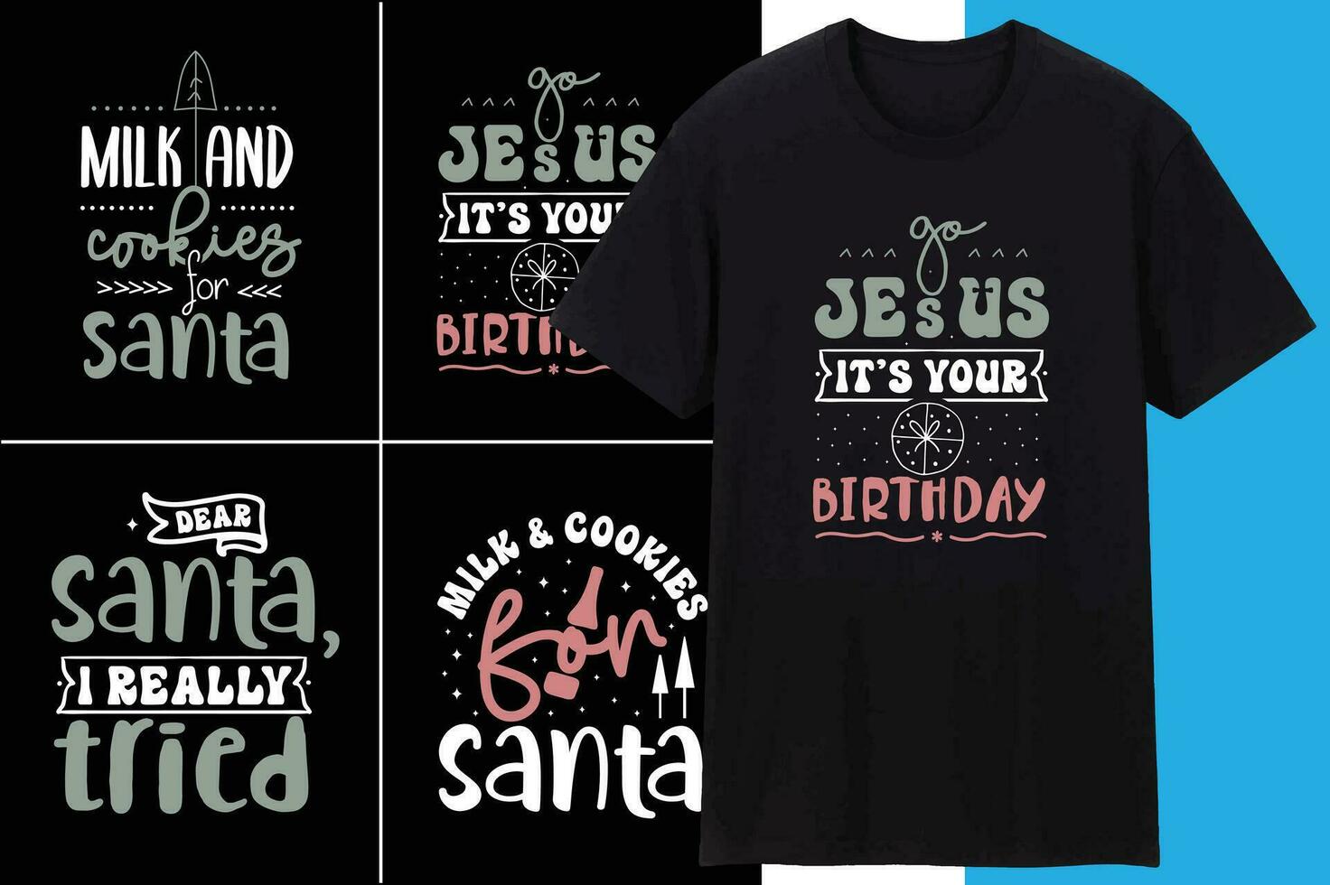 Christmas Bundle Design vector