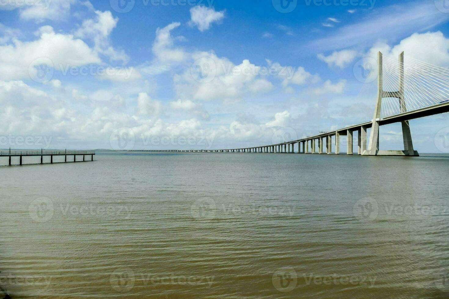 Lisbon bridge view photo