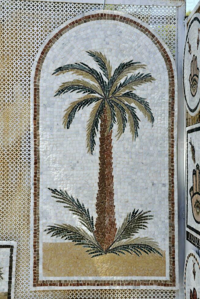 mosaic closeup view photo