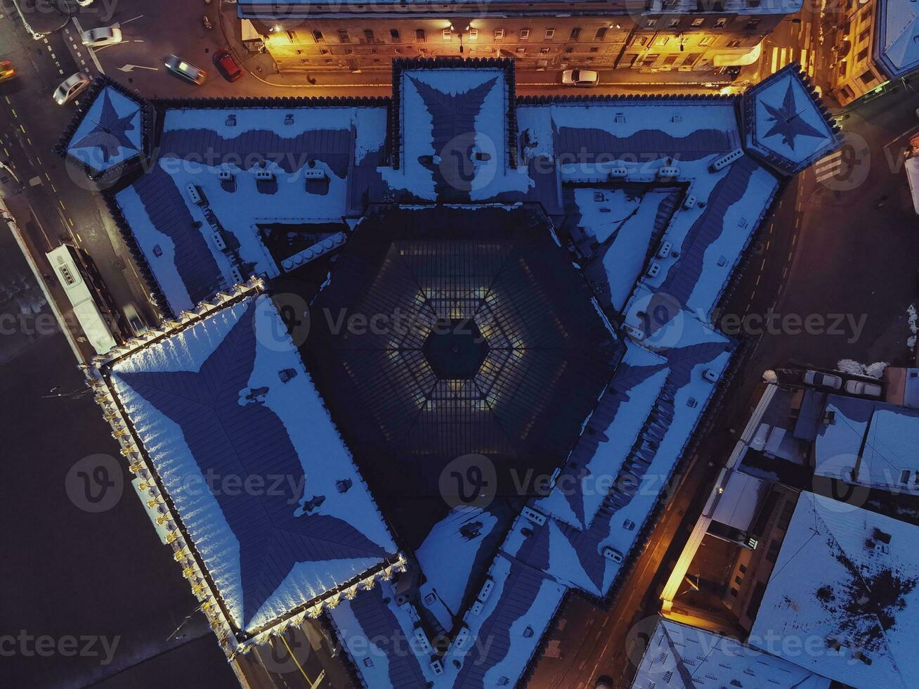 City aerial view photo
