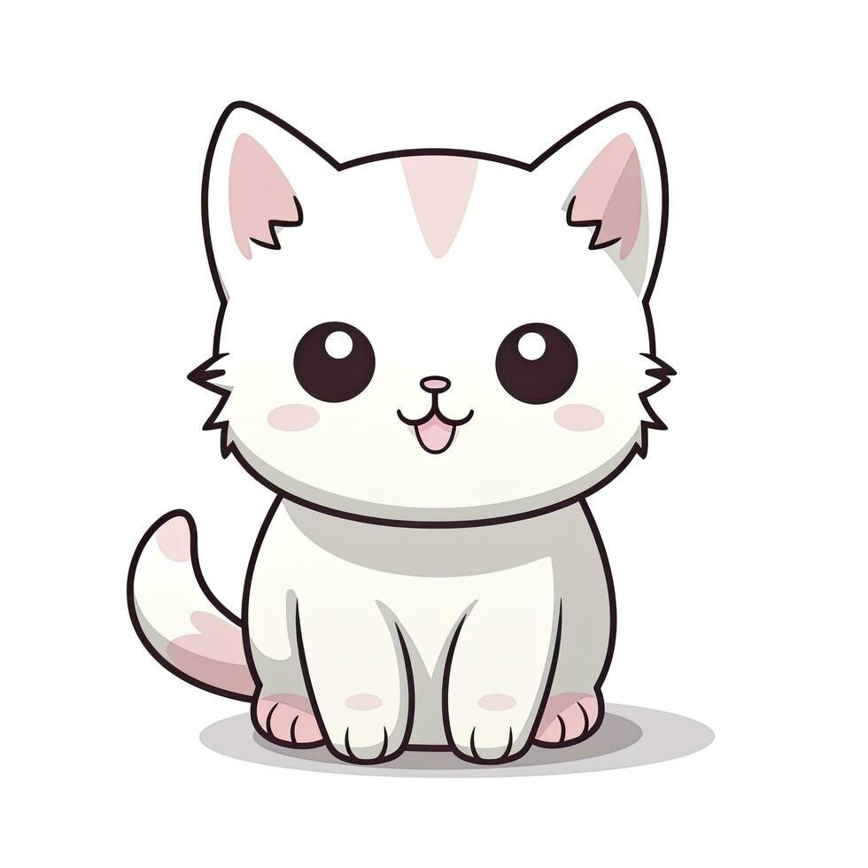 AI generated Happy cute koala in leaves in the watercolor style on the white background. AI Generated photo