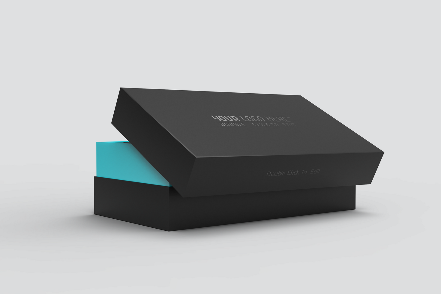 PSD realistic smartphone with box mockup