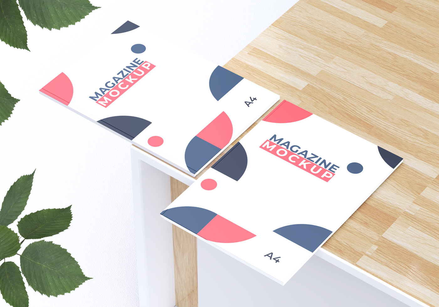 Magazine Simple mockup psd