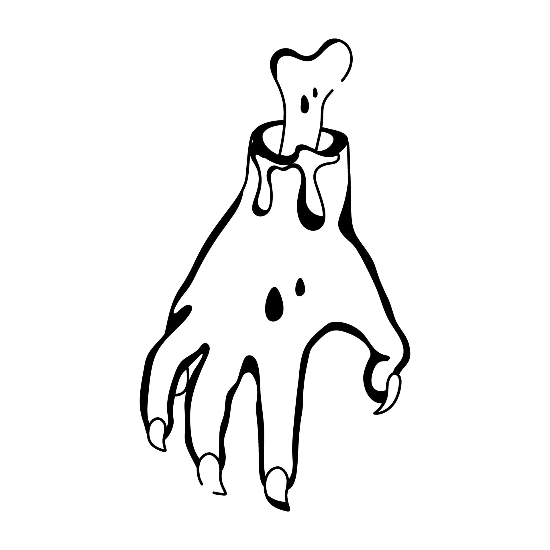 Trendy Creepy Hand 35184181 Vector Art at Vecteezy