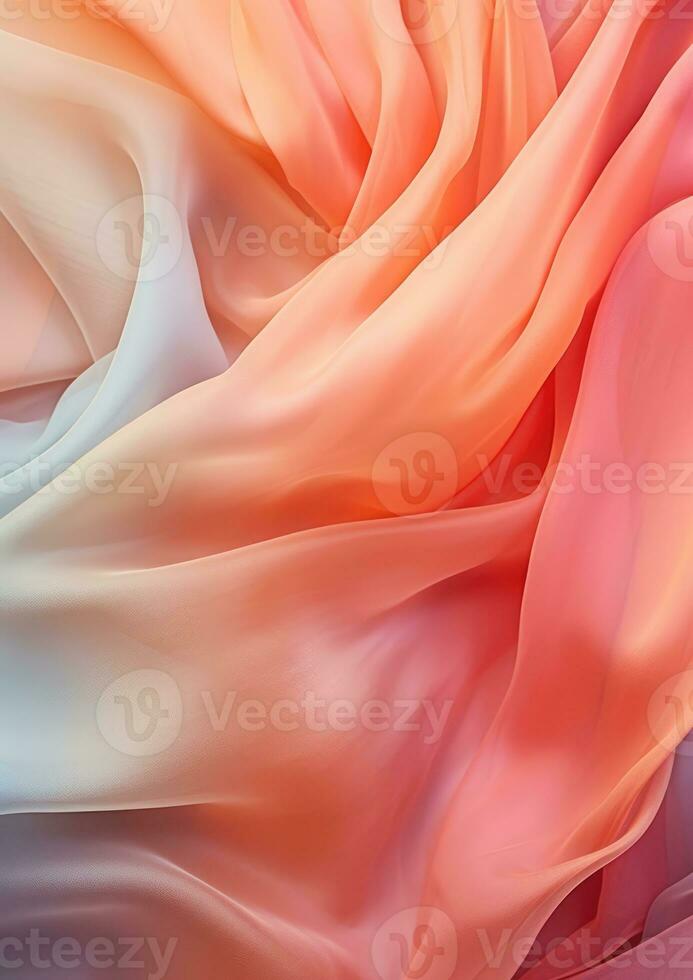 AI Generated Clothes pink background silk textile material pattern textured elegance colours photo
