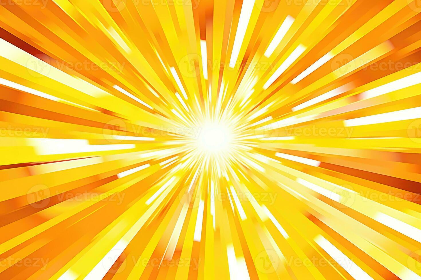 AI Generated Sunburst design burst background red shiny ray explosion shine sun illustration beam photo