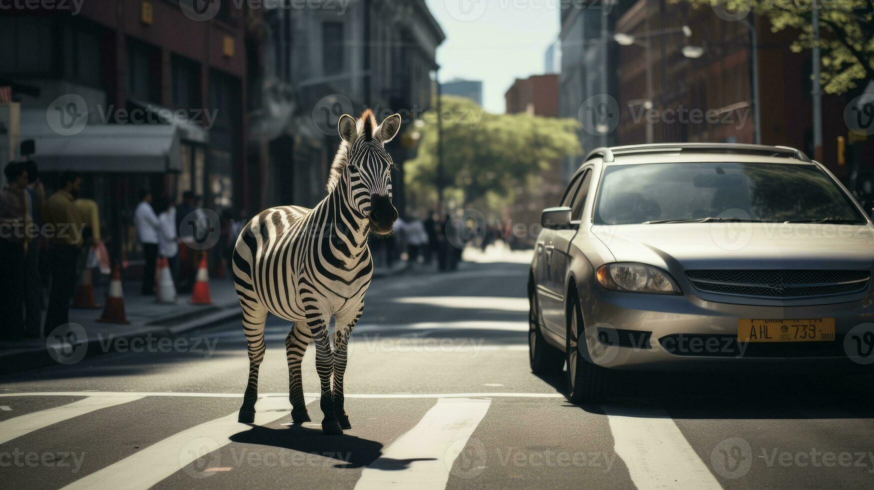 AI Generated Nature reserve travel animals savanna wildlife white wilderness mammals park african photo