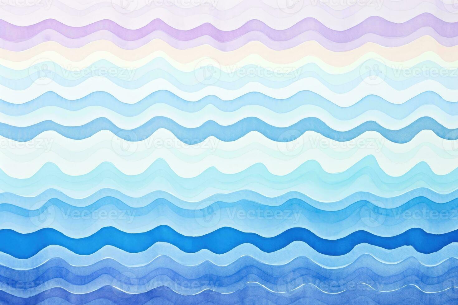 AI Generated Colorful background summer watercolor design sea blue wallpaper pattern graphic wave photo