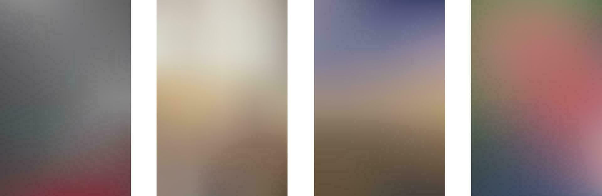 Abstract gradient blurred background in dark pastel color. vector