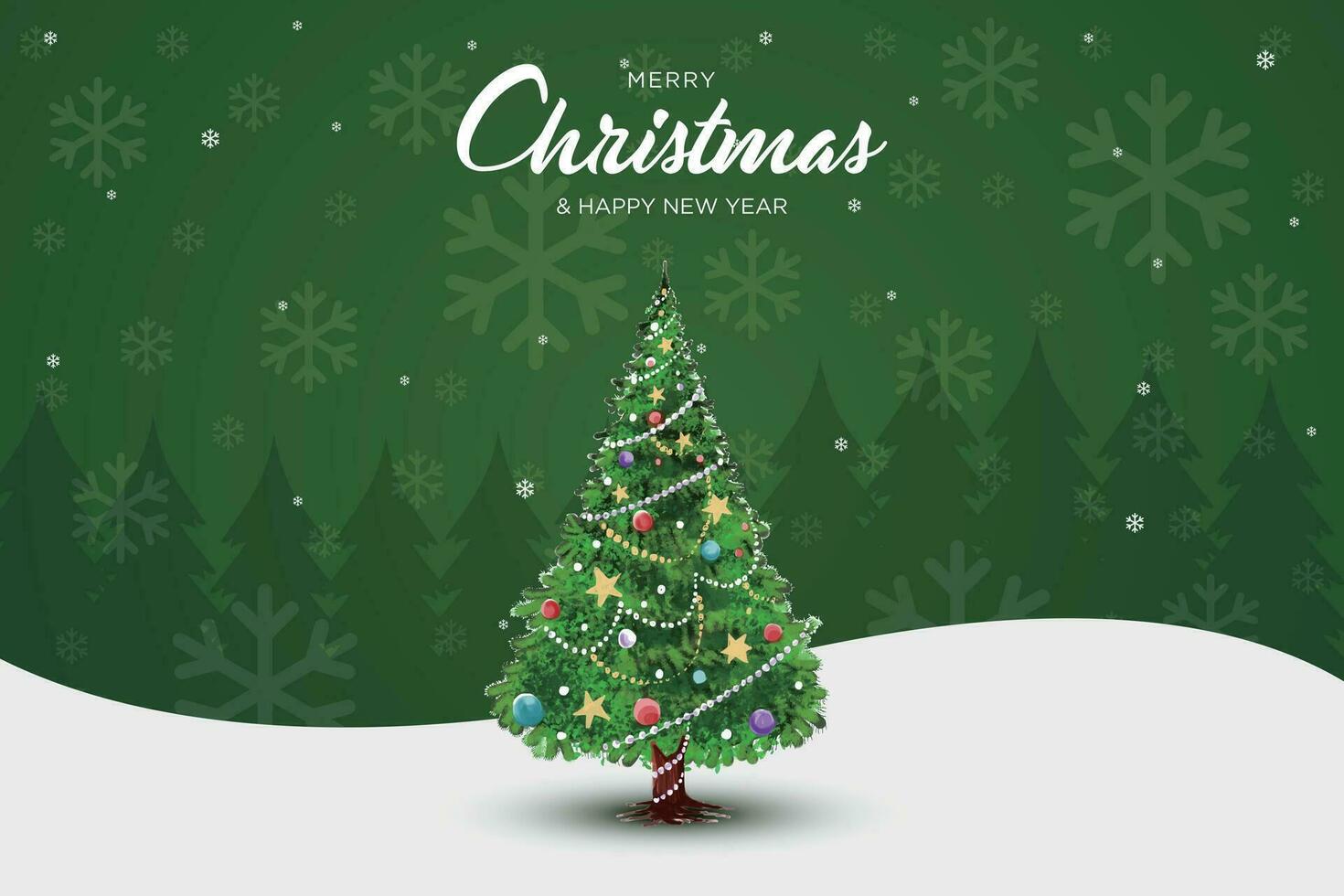 Christmas happy new year background and Christmas decoration vector collection