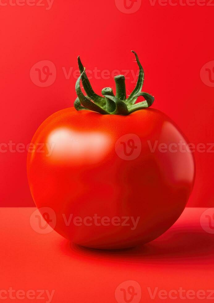 AI Generated Dieting group garden red green nature fresh agriculture health organic ingredient crop photo