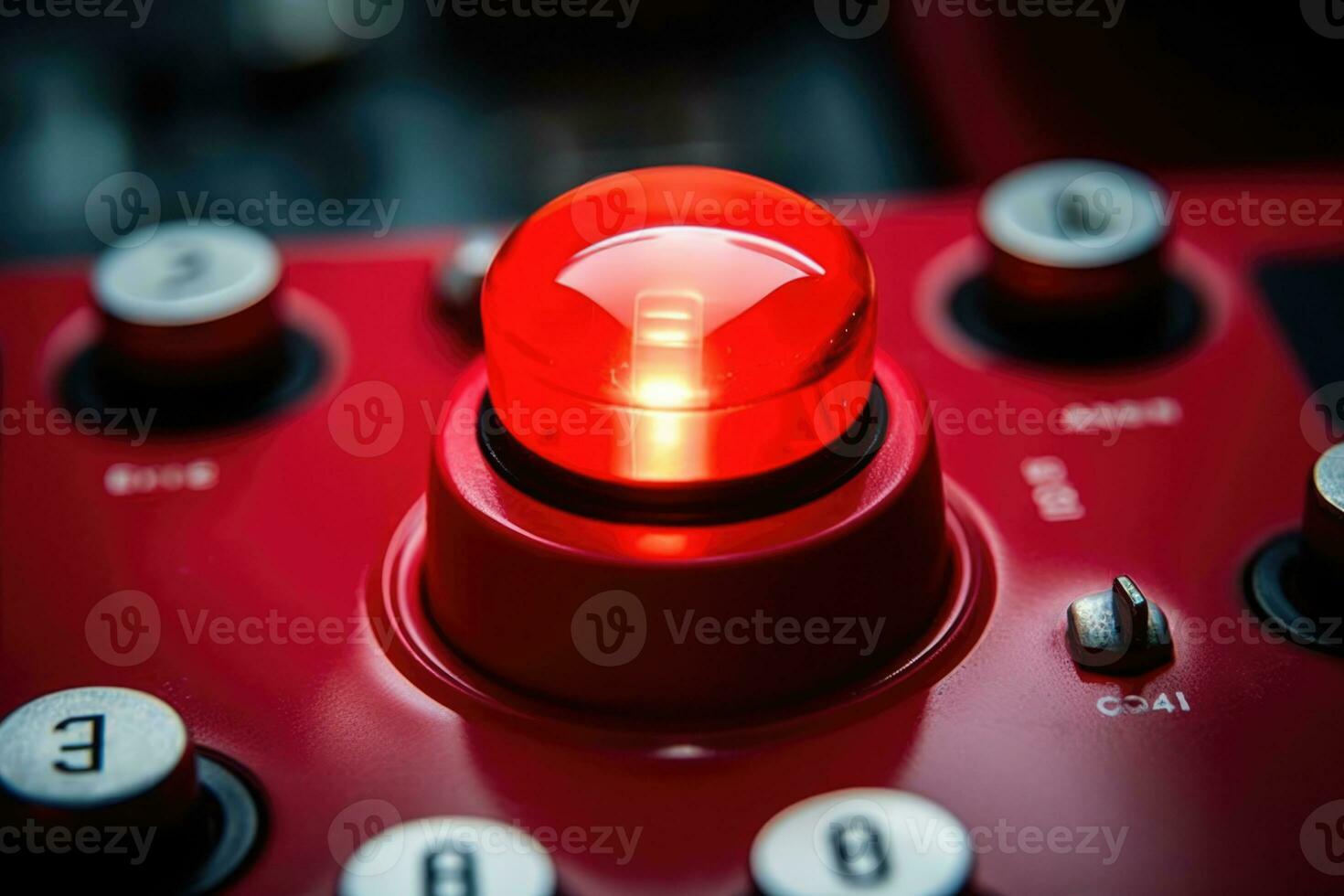 AI Generated Technology video computer buttons gamer joystick black console entertainment pad photo