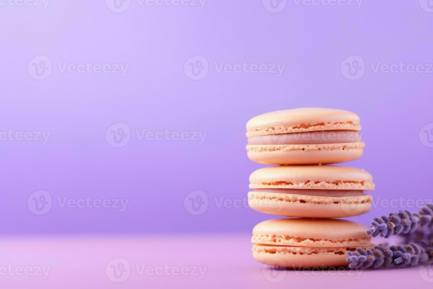 AI Generated French cookies dessert background macarons sweet macaroons pastry sugar cake food photo