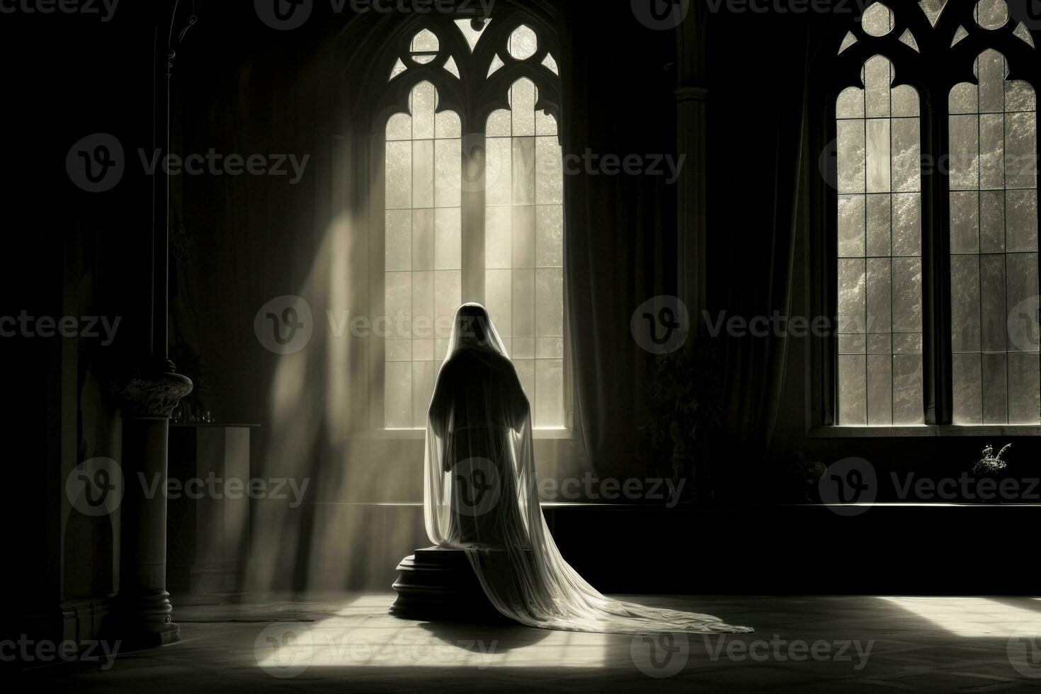 AI Generated Style woman caucasian lady bridal person elegance wedding model luxury marriage photo