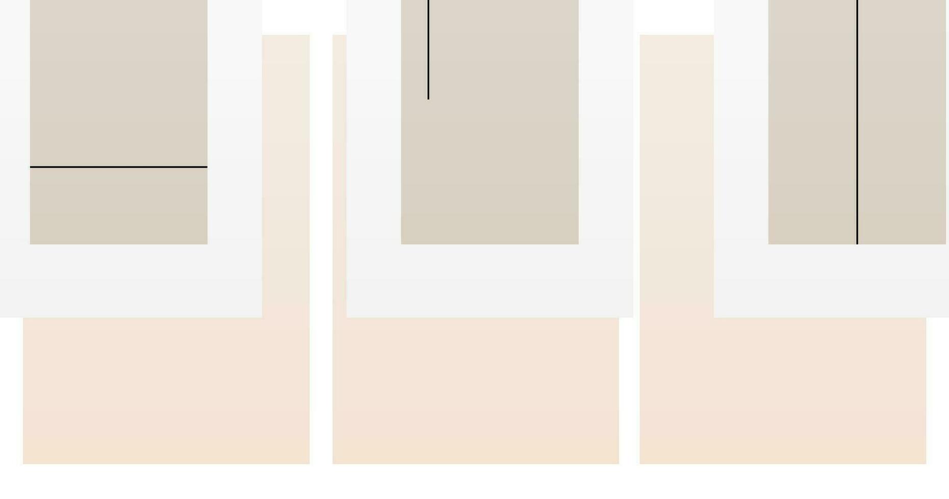 Minimalist Modern Japandi Neutral Scandinavian Wall Art vector