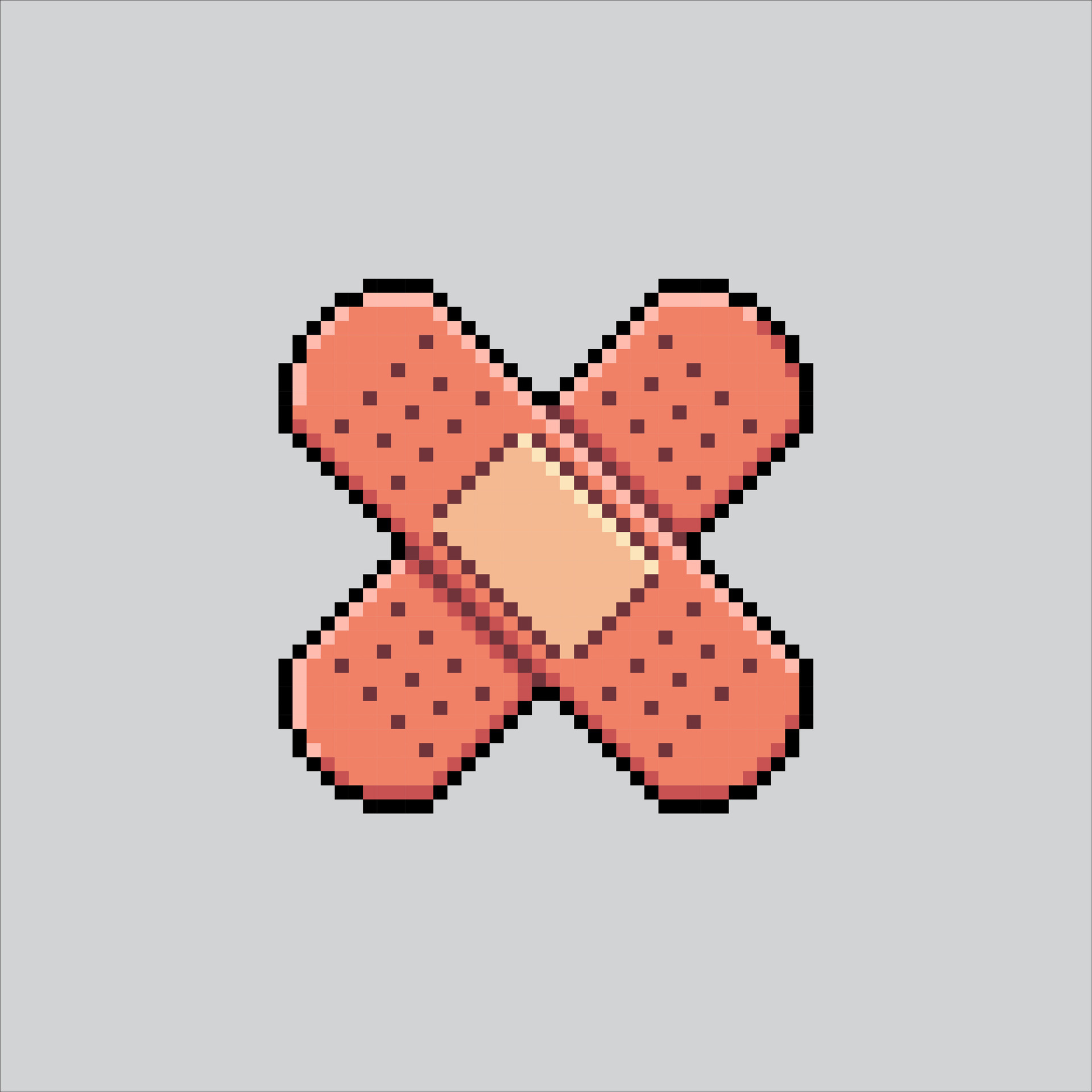 Pixel art illustration patch. Pixelated bandage. Medical Patch Bandage