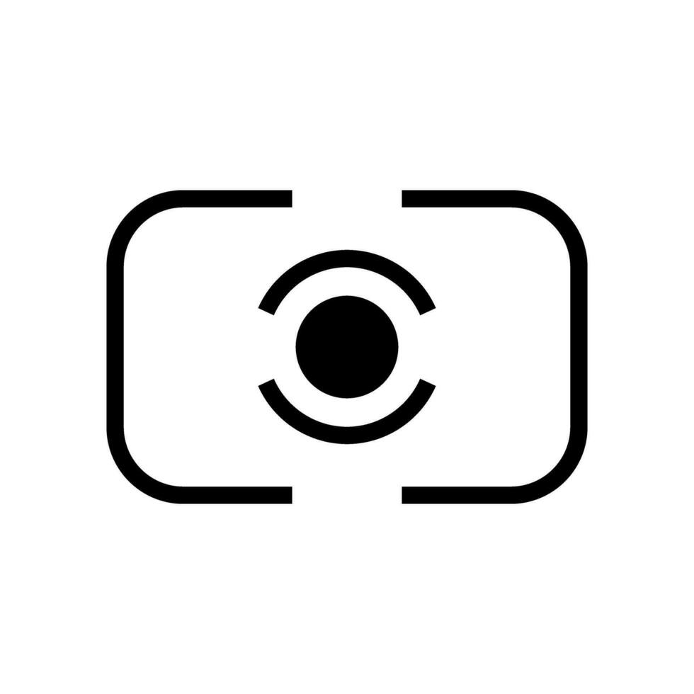 cámara icono vector. foto ilustración signo. foto estudio símbolo o logo. vector