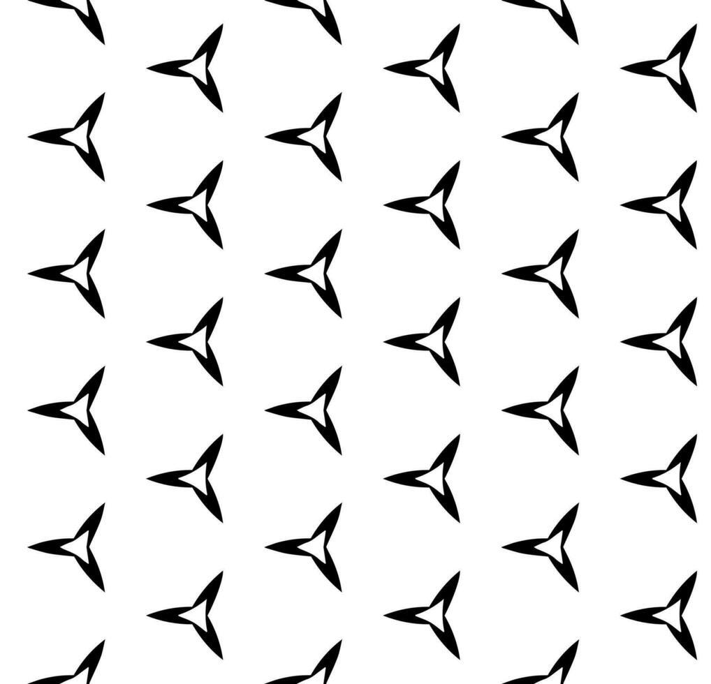 Black and white seamless abstract pattern. Background and backdrop. Grayscale ornamental design. Mosaic ornaments. Vector graphic illustration.