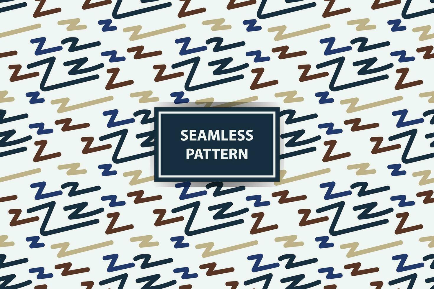 vintage seamless pattern background with abstract ornament vector