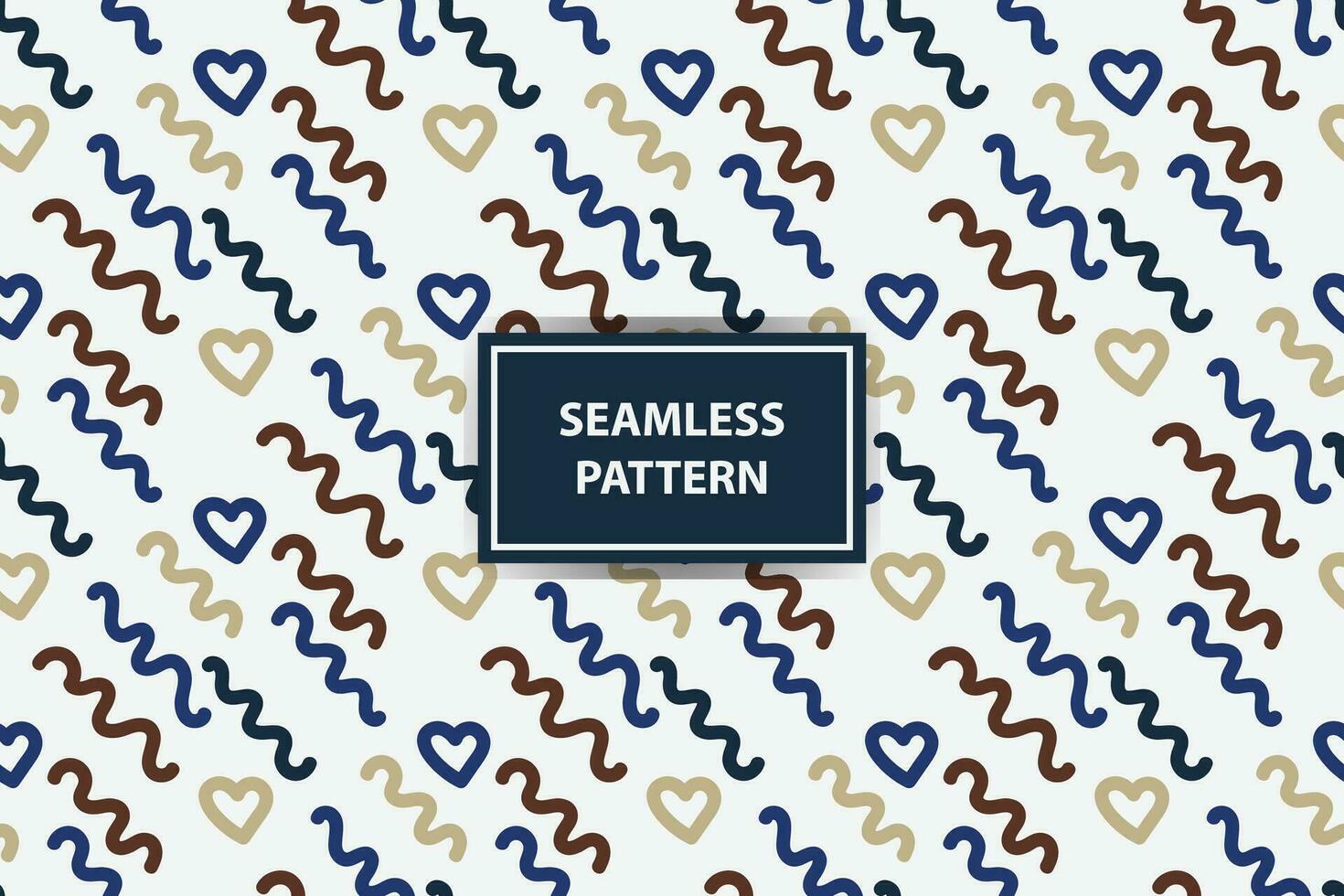 vintage seamless pattern background with abstract ornament vector