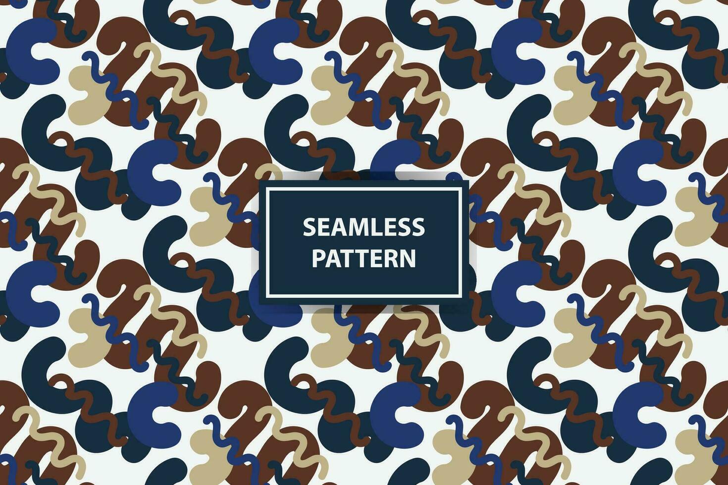 vintage seamless pattern background with abstract ornament vector