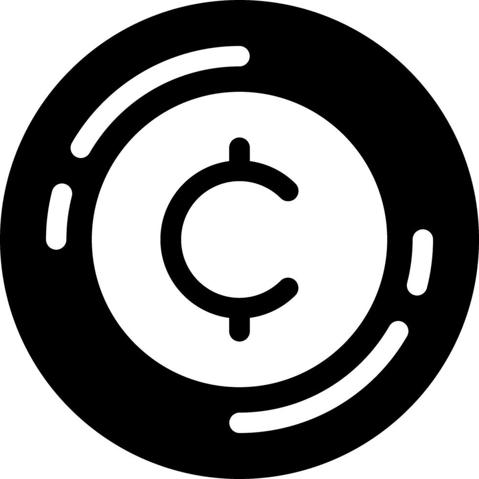 Coin icon for business and financial vector
