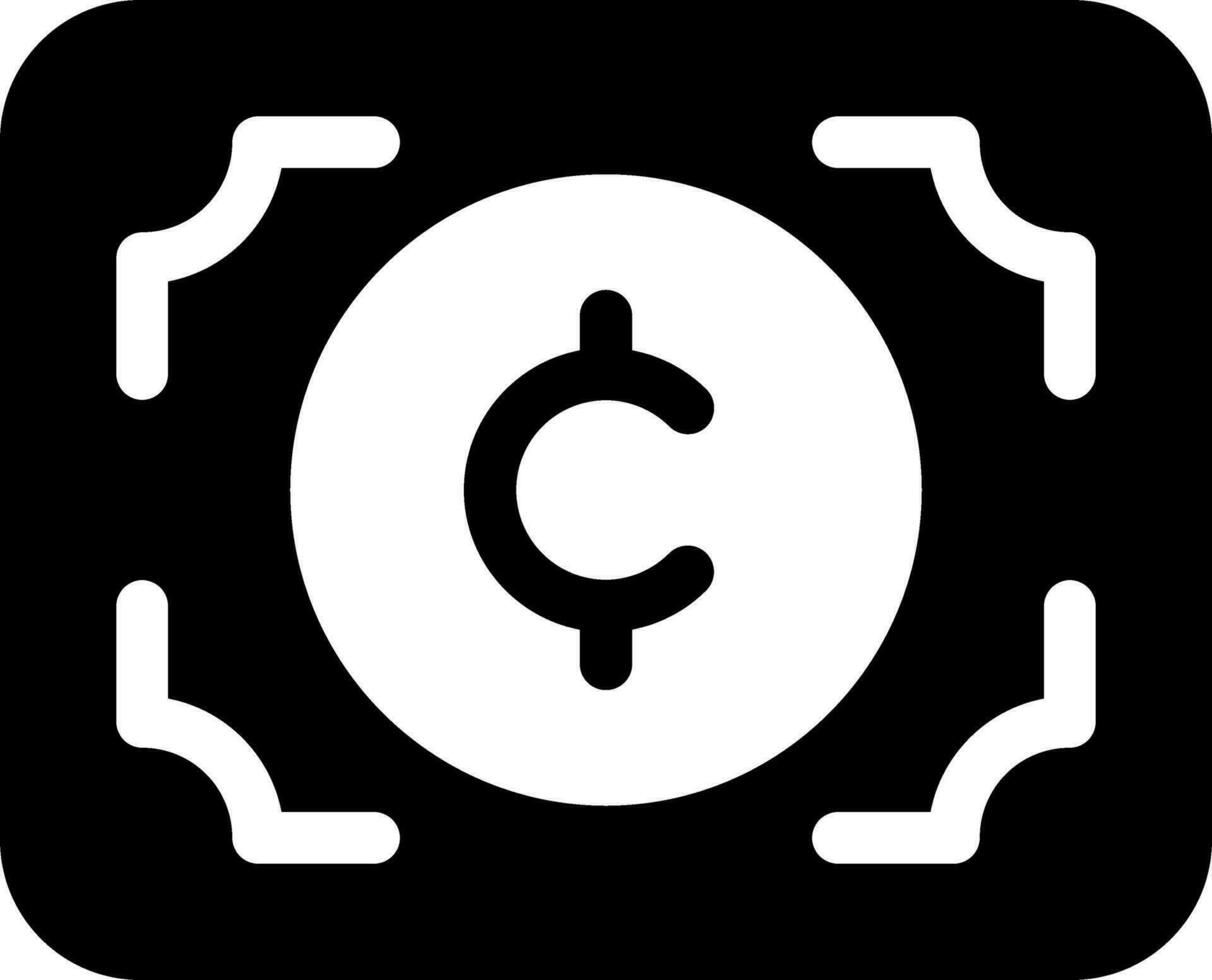 Cash icon for business and financial vector