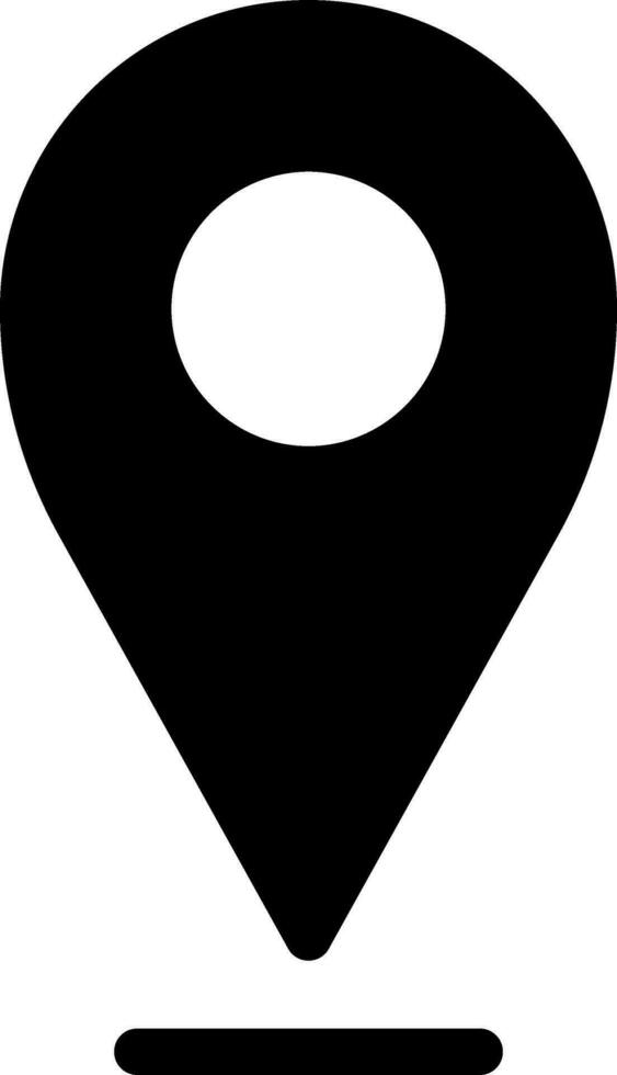 Location icon for map and navigation vector