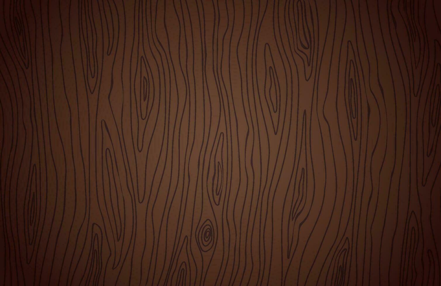 Dark wenge wood hand drawn texture. Vector background