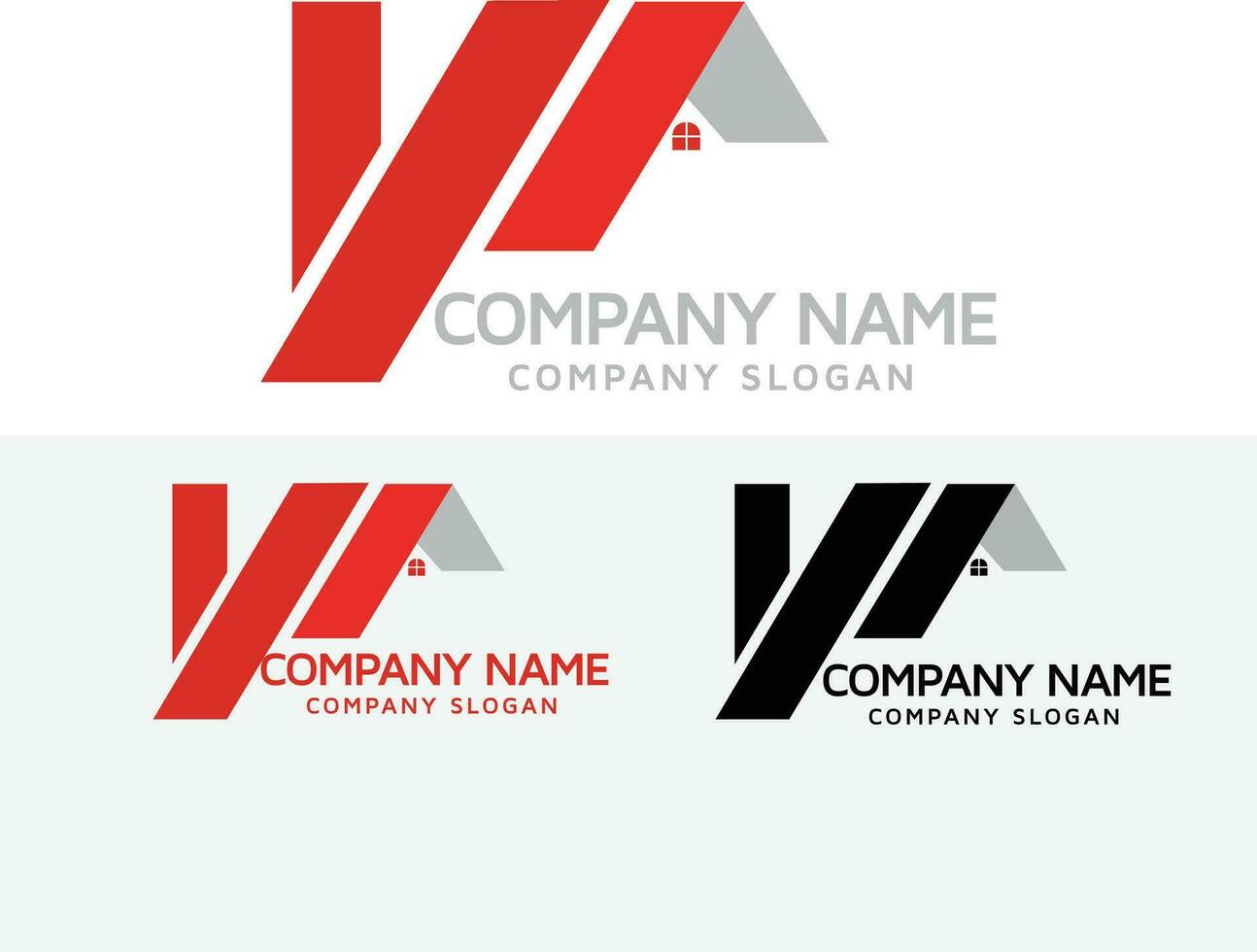 real estate logo design vector