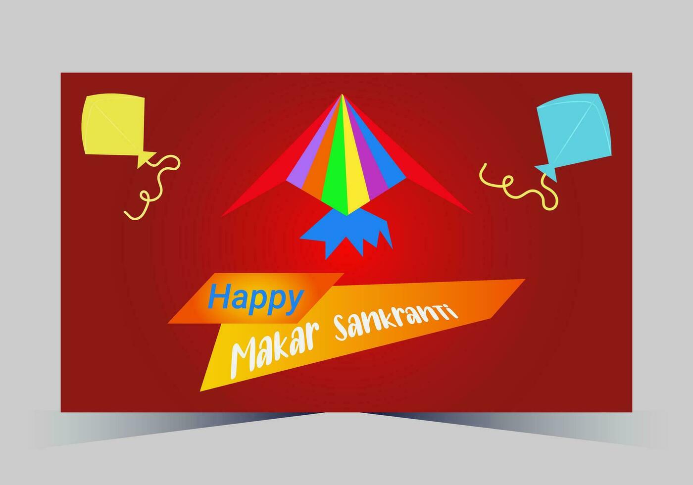 vector indio makar sankranti festival