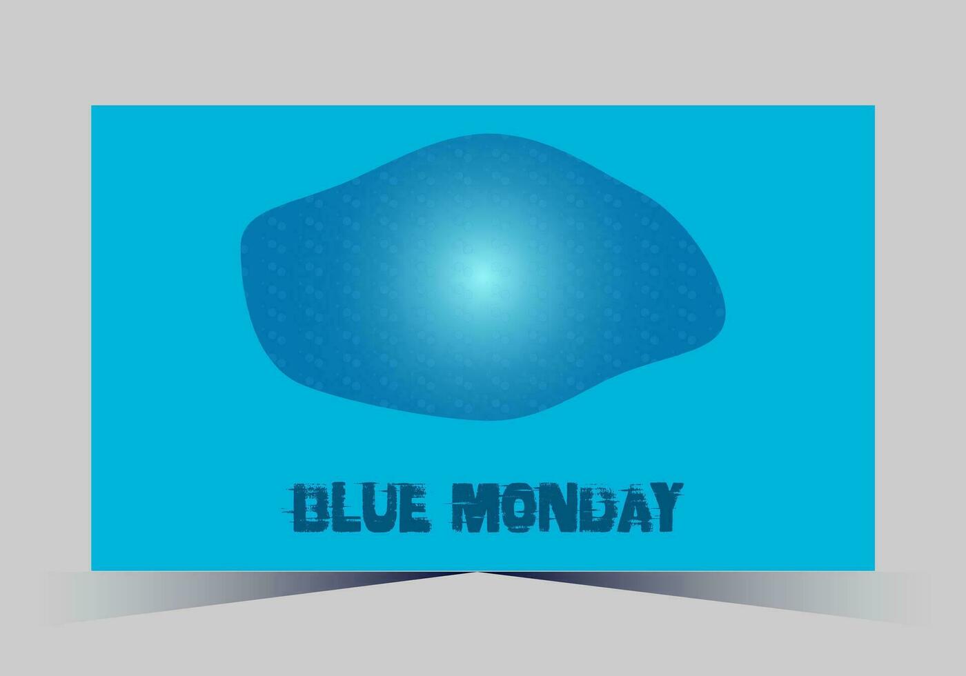 Vector illustration for blue monday