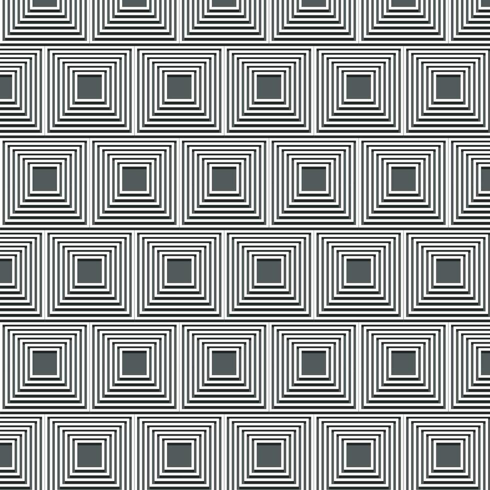 Isometric geometric patterns gray cubes. Endless cubic background, seamless fabric texture, vector