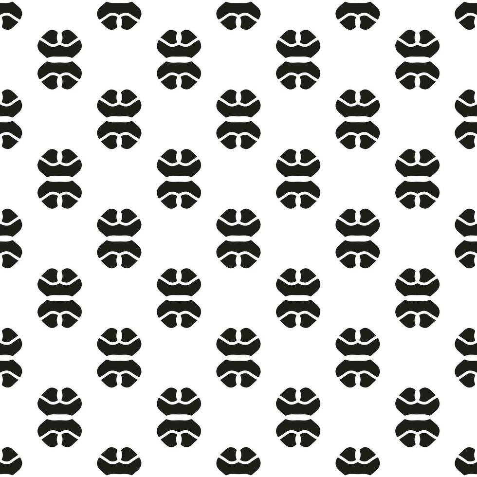 Pattern design with ornament motif vector