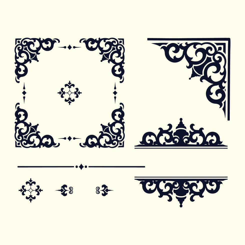 Vector Ornament Frame Border Design