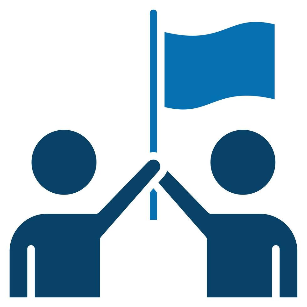 Team Achievement icon line vector illustration