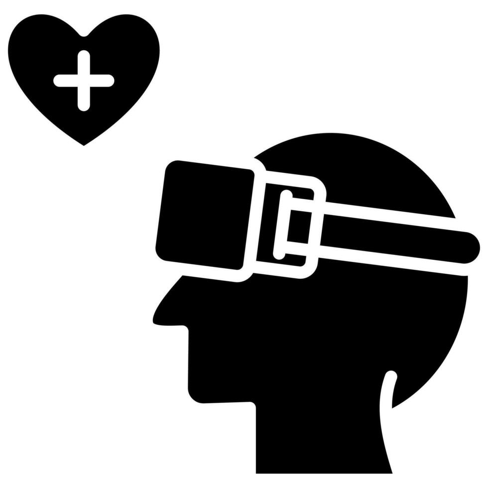 AR Healthcare icon line vector illustration
